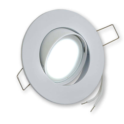 LED Einbaustrahler flach 3-6,5W Aluminium 230V Spot Einbauleuchte