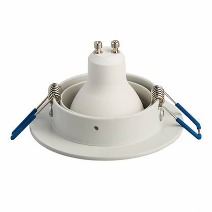 LED Einbaustrahler rund schwenkbar 1-9 Watt flach 230V GU10 Einbau-Spot