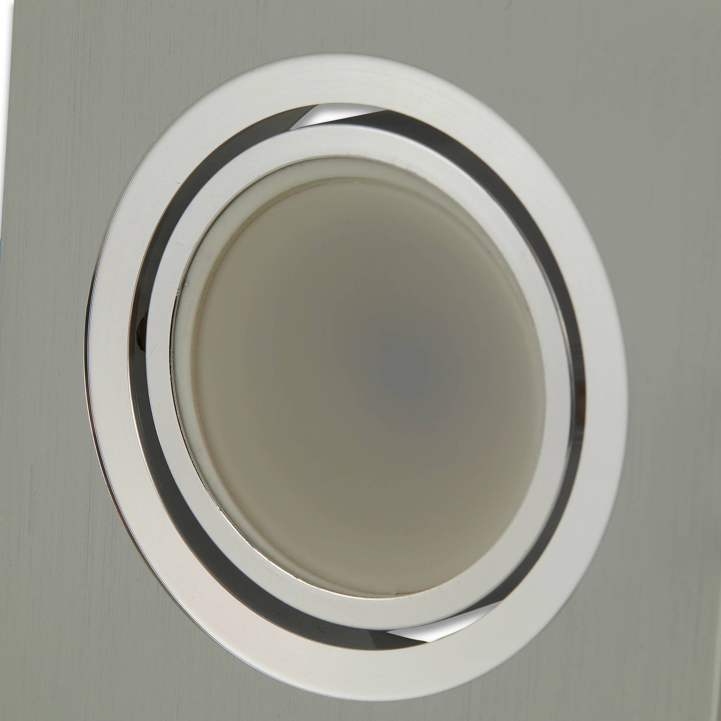 LED Einbaustrahler eckig weiß 1-9W Deckenspot Leuchte GU10 Spot 230V 75-80mm