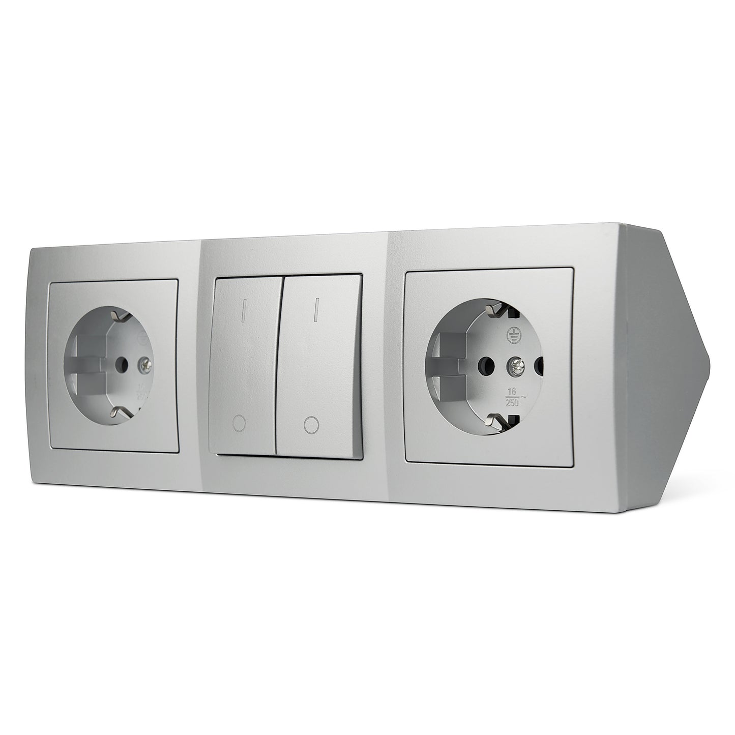 Steckdosenblock mit USB Schalter Tischsteckdose Ecksteckdose