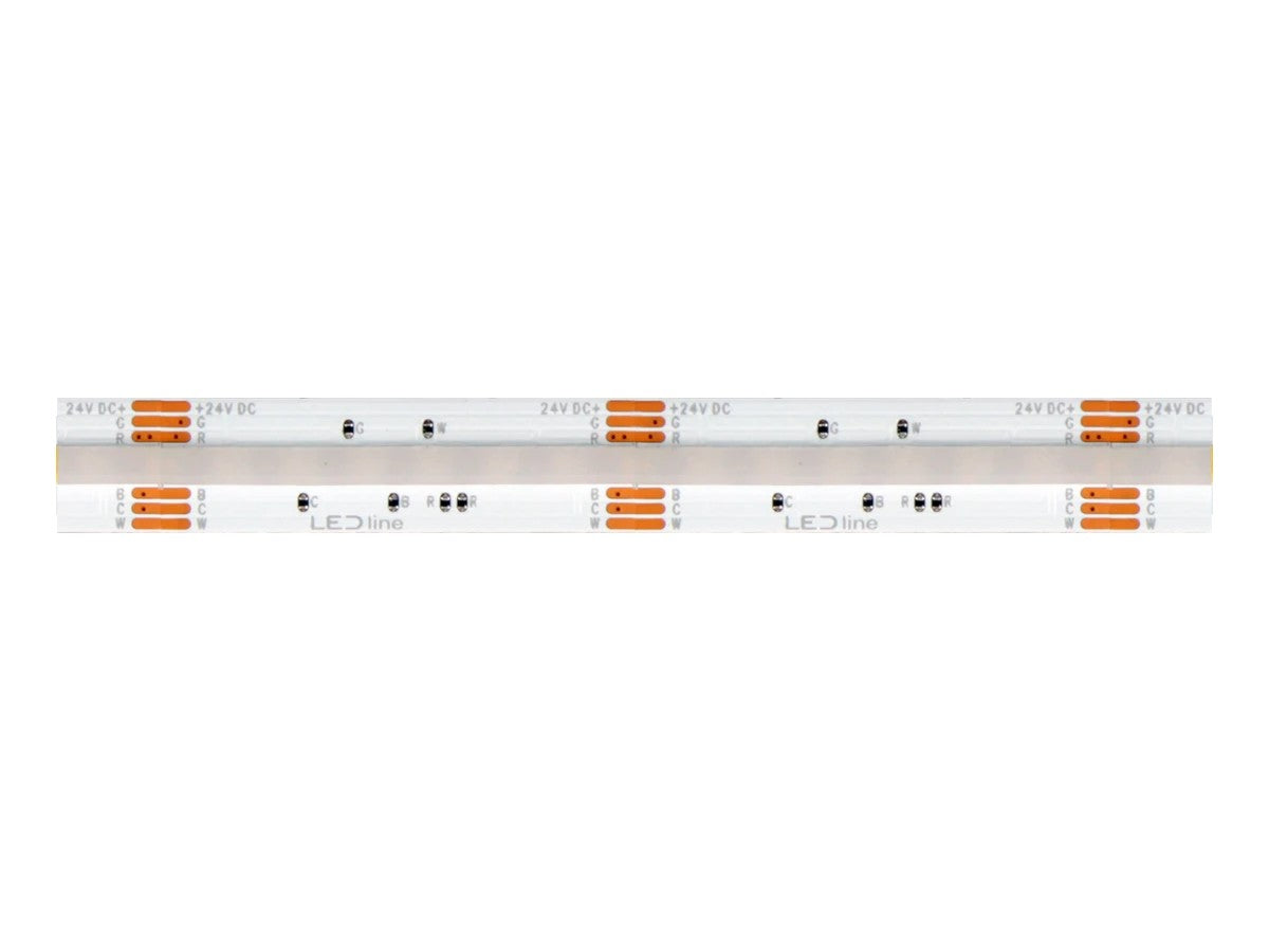 LED Streifen RGBCCT COB 24V – 840 LEDs/m, Hohe Farbwiedergabe & Dimmbar
