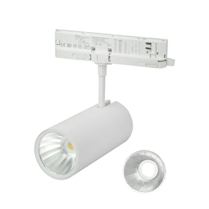 LED 3-Phasen Stromschienenstrahler Weiß 14-29W CCT 36/60