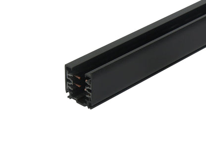 3-Phasen-Stromschiene 2m Schwarz – Robustes Aluminium für flexible Strahler-Installationen