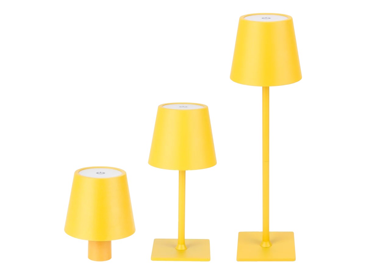 LED Akku Tischleuchte IP54 3,5W 400lm CCT 3000/4000/5000K Touchdimmer USB-C, in 5 Farben