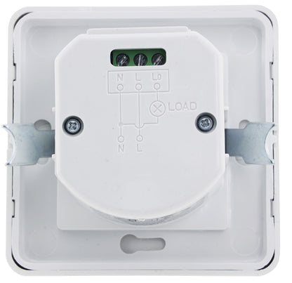 Trano PIR Bewegungsmelder UP 160° LED geeignet, 2-/3-Draht, 230V, IP20, weiß, Ø60mm, 1–500W
