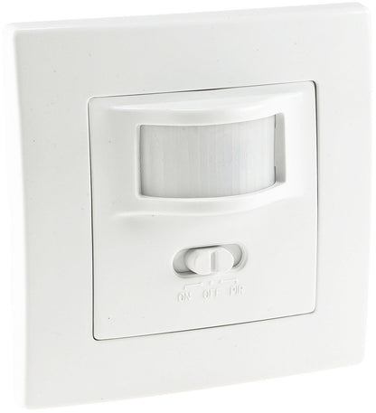 Trano PIR Bewegungsmelder UP 160° LED geeignet, 2-/3-Draht, 230V, IP20, weiß, Ø60mm, 1–500W