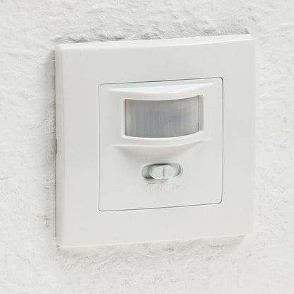 Trano PIR Bewegungsmelder UP 160° LED geeignet, 2-/3-Draht, 230V, IP20, weiß, Ø60mm, 1–500W