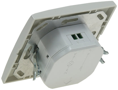 Trano PIR Bewegungsmelder UP 160° LED geeignet, 2-/3-Draht, 230V, IP20, weiß, Ø60mm, 1–500W