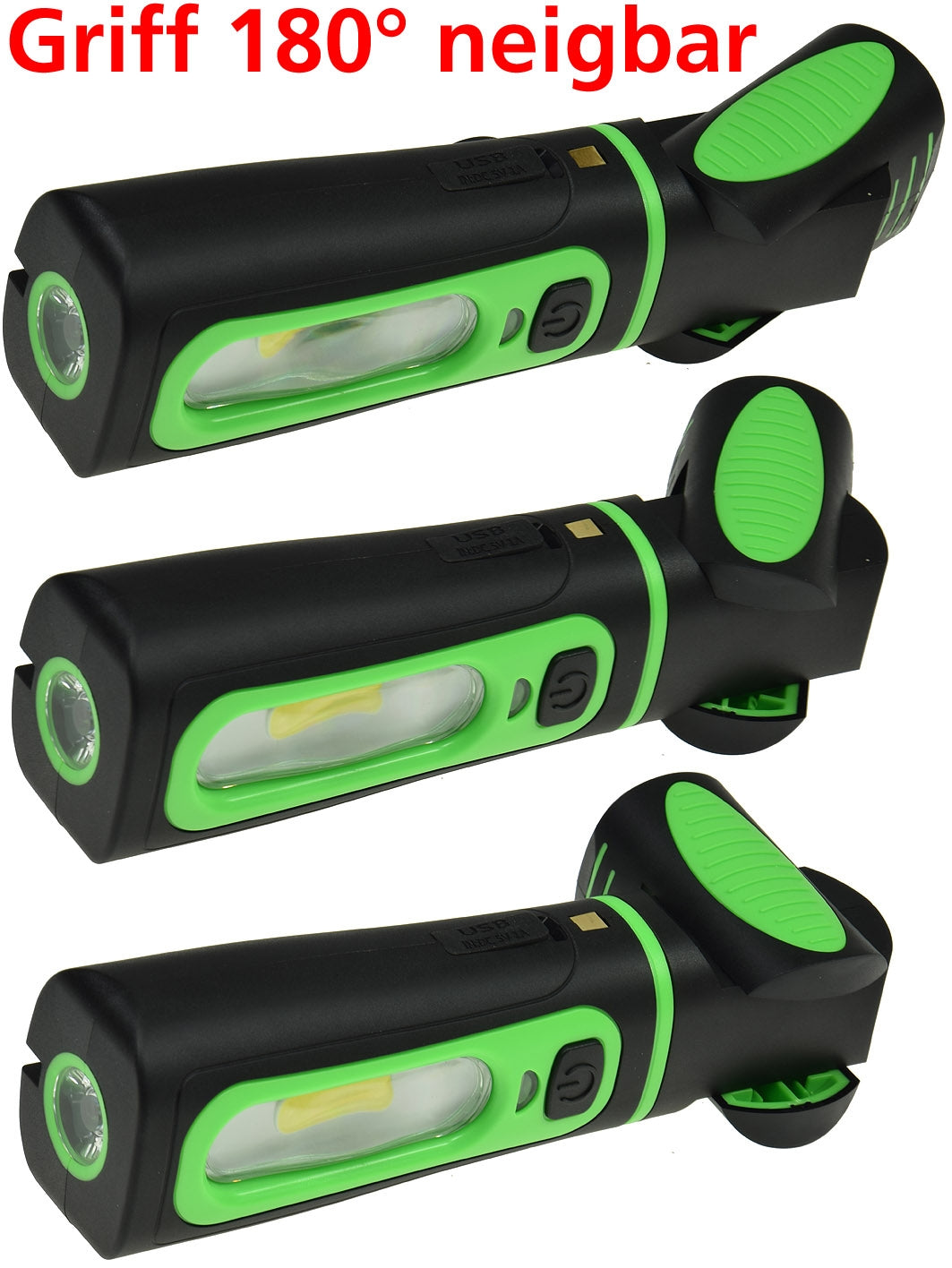 Trano LED Arbeitsleuchte 3W 250lm IP44 mit Akku, Ladeschale, Magnethalter – COB-LED, 4500K, 2200mAh