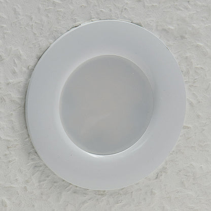 LED-Einbauleuchte, 30mm flach, IP44, 460/500 Lumen, 4,9W, 230V, Ø85x30mm, Energieeffizienzklasse E