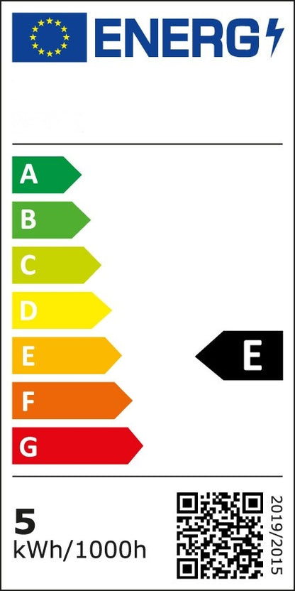 LED-Einbauleuchte, 30mm flach, IP44, 460/500 Lumen, 4,9W, 230V, Ø85x30mm, Energieeffizienzklasse E