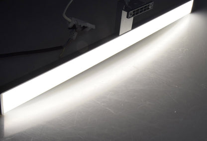 Trano LED Spiegelleuchte 60cm, 11W, 1600lm, 4000K Neutralweiß, IP44, Aluminium, Wand- & Top-Montage, Badlampe 230V