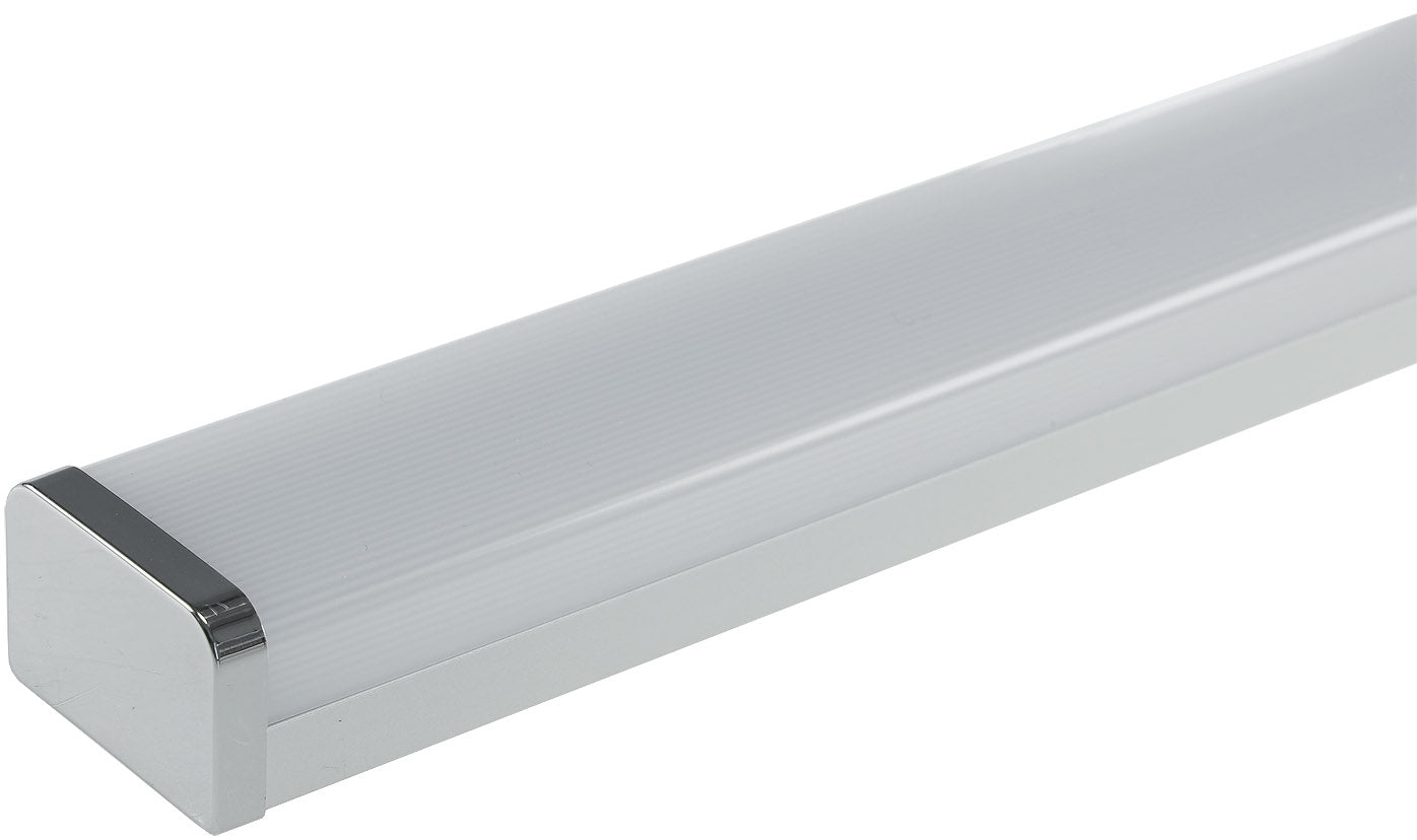 Trano LED Spiegelleuchte 60cm, 11W, 1600lm, 4000K Neutralweiß, IP44, Aluminium, Wand- & Top-Montage, Badlampe 230V