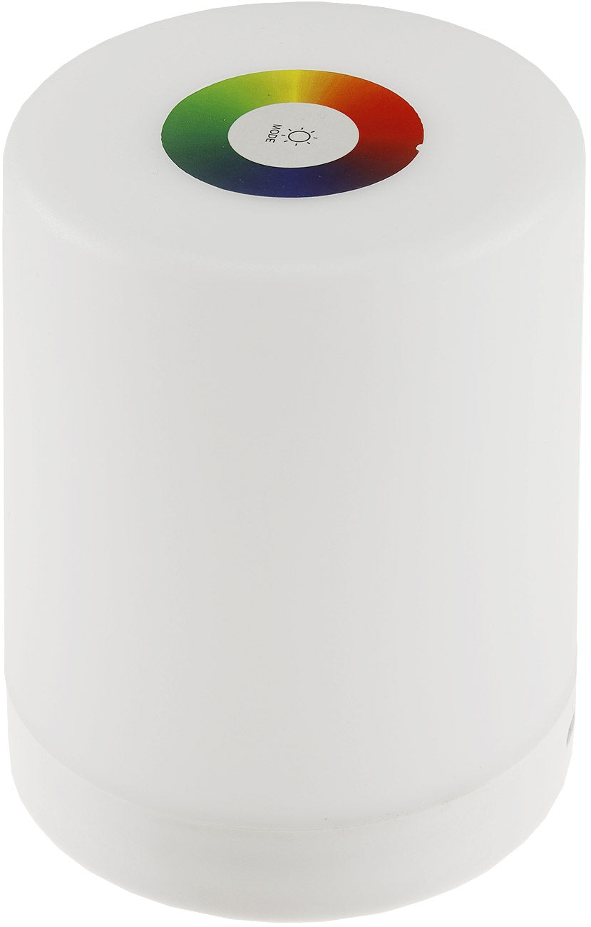 LED Akku-Tischleuchte mit Touch-Funktion Höhe 113mm, Warmweiß + RGB