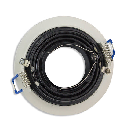 LED Einbaustrahler 3-6,5W eckig rund 230V flach Spot Strahler 90-95mm