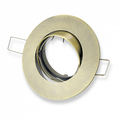 Einbaurahmen rund GU10 MR16 schwenkbar 75-80mm Gehäuse Einbaustrahler Spot LED
