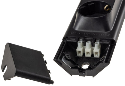 LED Unterbauleuchte schwarz mit USB A+C PD, 60cm, Neutralweiß und warmweiß