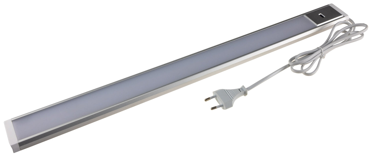 LED Unterbauleuchte 60cm, 230V, Dimmbar, IR-Sensor - Farbtemperatur einstellbar (3000-6500K)