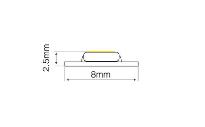 LED Streifen 5m Warmweiß 2400K Dimmbar | 12V SMD3528 Lichtband | Selbstklebend für Innenräume