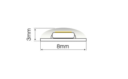 LED Streifen 300 SMD 12V 3000K 4,8W IP65 – Warmweiß & Vielseitig