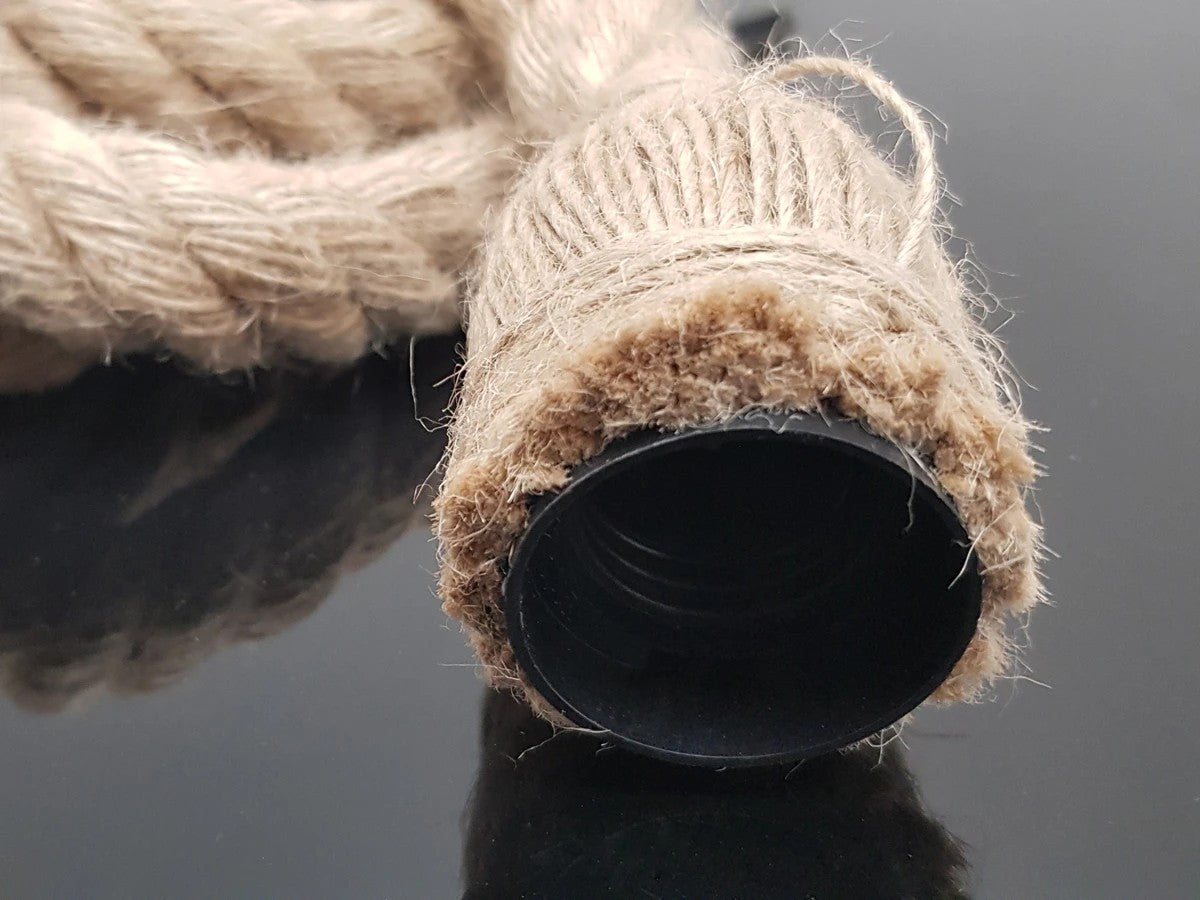 LED-Hängeleuchte Pendelleuchte – 1x E27 Fassung in Jute-Optik (1,5m)