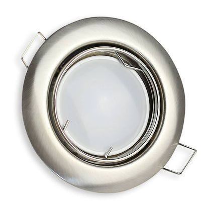 LED Einbaustrahler GU10 230 Volt 1-9 Watt rund eckig Einbauspot 75mm Lochmaß