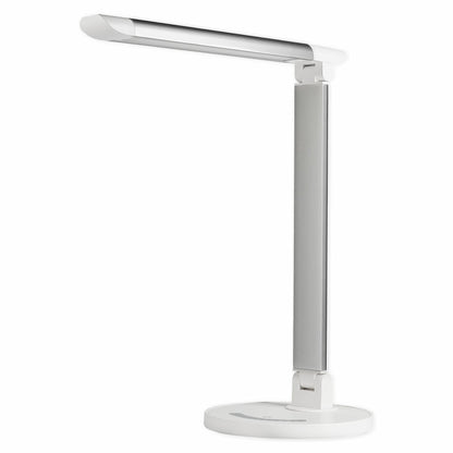 LED Tischleuchte weiß dimmbar mit USB Schreibtischlampe Büroleuchte 3Lichtfarben
