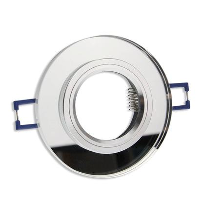 Einbaurahmen GU10 Glas rund eckig 60-70mm Gehäuse Einbaustrahler Spot LED