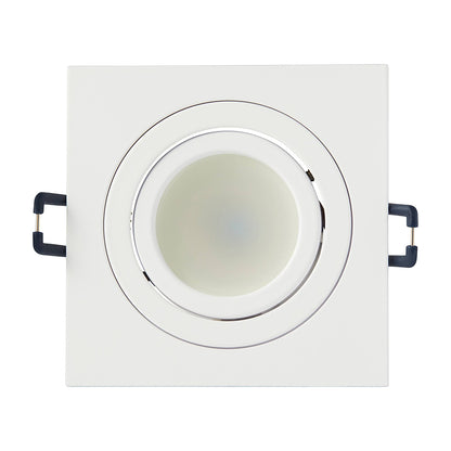 LED Einbaustrahler eckig schwenkbar 230V GU10 1-9W Spot Leuchte 75-85mm