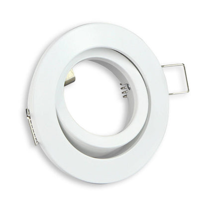 Einbaurahmen rund GU10 MR16 schwenkbar Rahmen 70mm Einbauleuchte Einbauspot LED