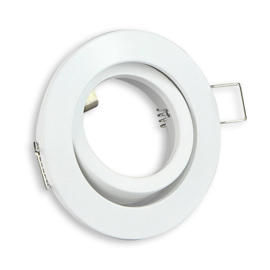 Einbaurahmen rund GU10 MR16 schwenkbar Rahmen 70mm Einbauleuchte Einbauspot LED