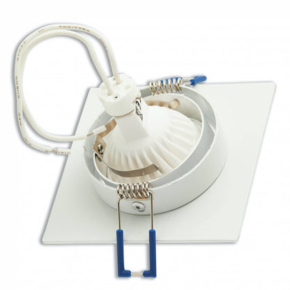 LED Einbaustrahler eckig 5-7W Deckenleuchte Einbauleuchte 75-80mm flach Spot