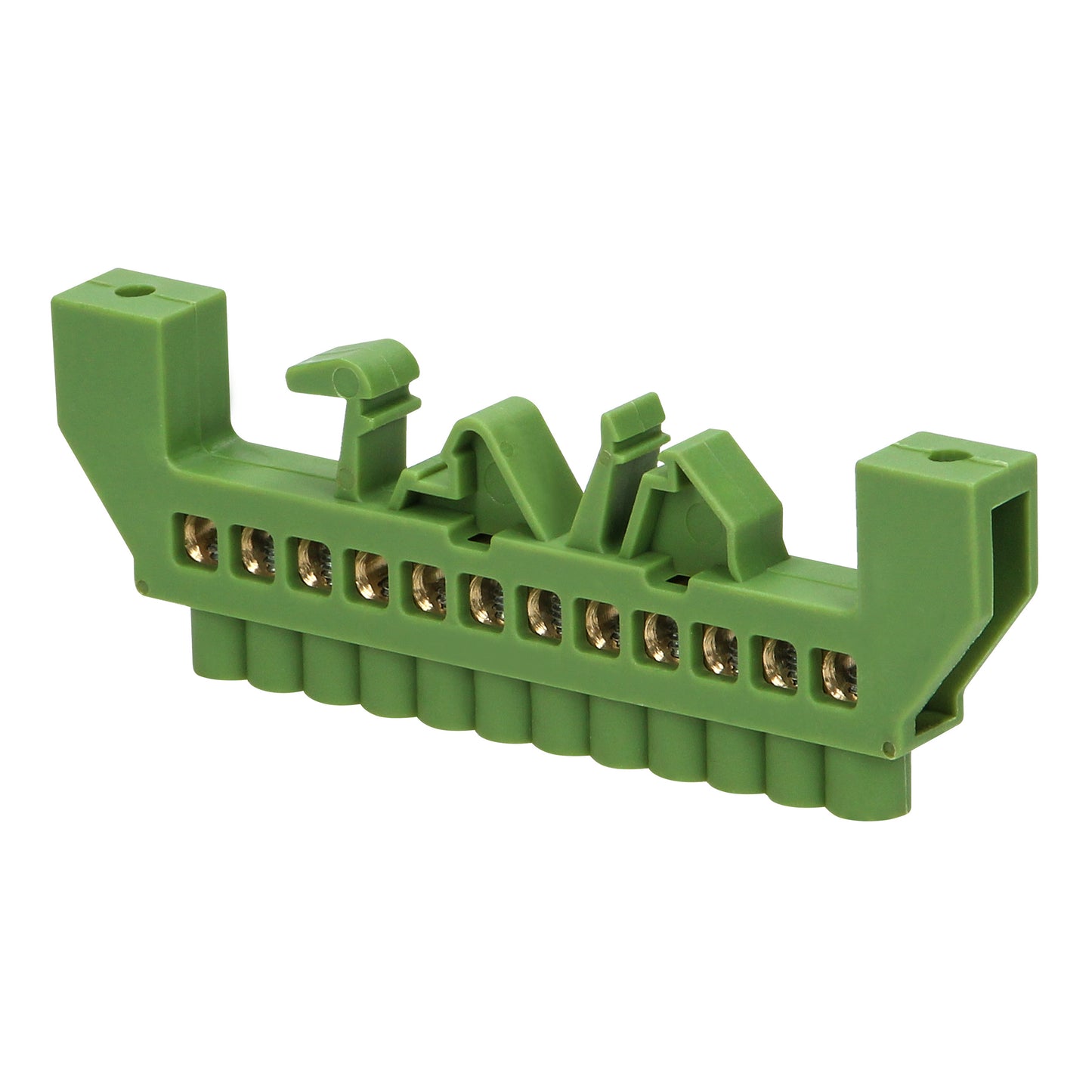 3 Isolierte N-Klemmleisten blau grün 8-12 Leiter für Neutralleitung DIN-Schiene