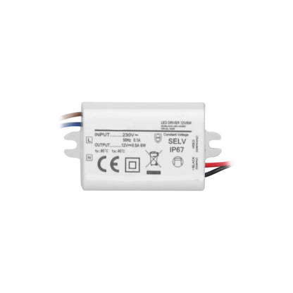LED Mini Trafo Netzteil 12V IP67 für feuchte Räume LED-Beleuchtungssysteme