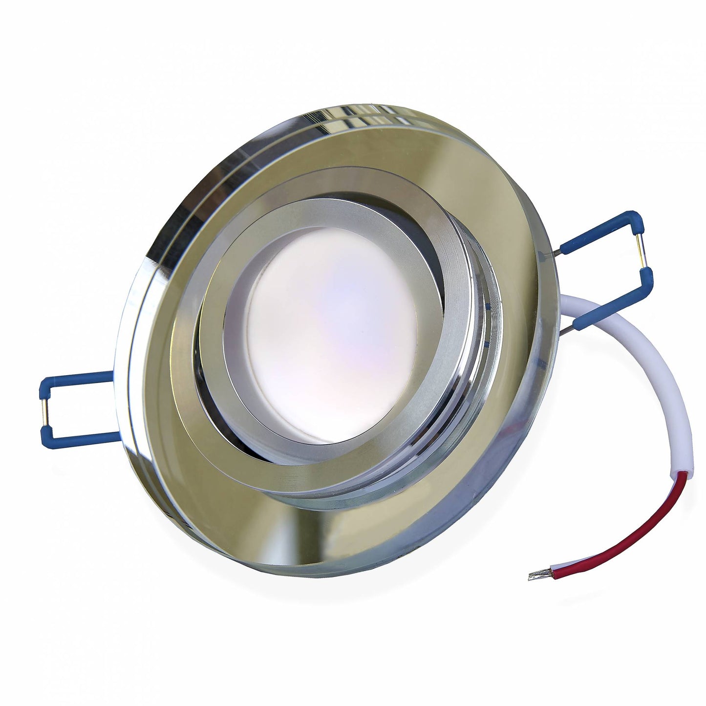 LED Einbaustrahler Glas schwenkbar flach 3-6,5W 230 Volt Einbauspot Lampe
