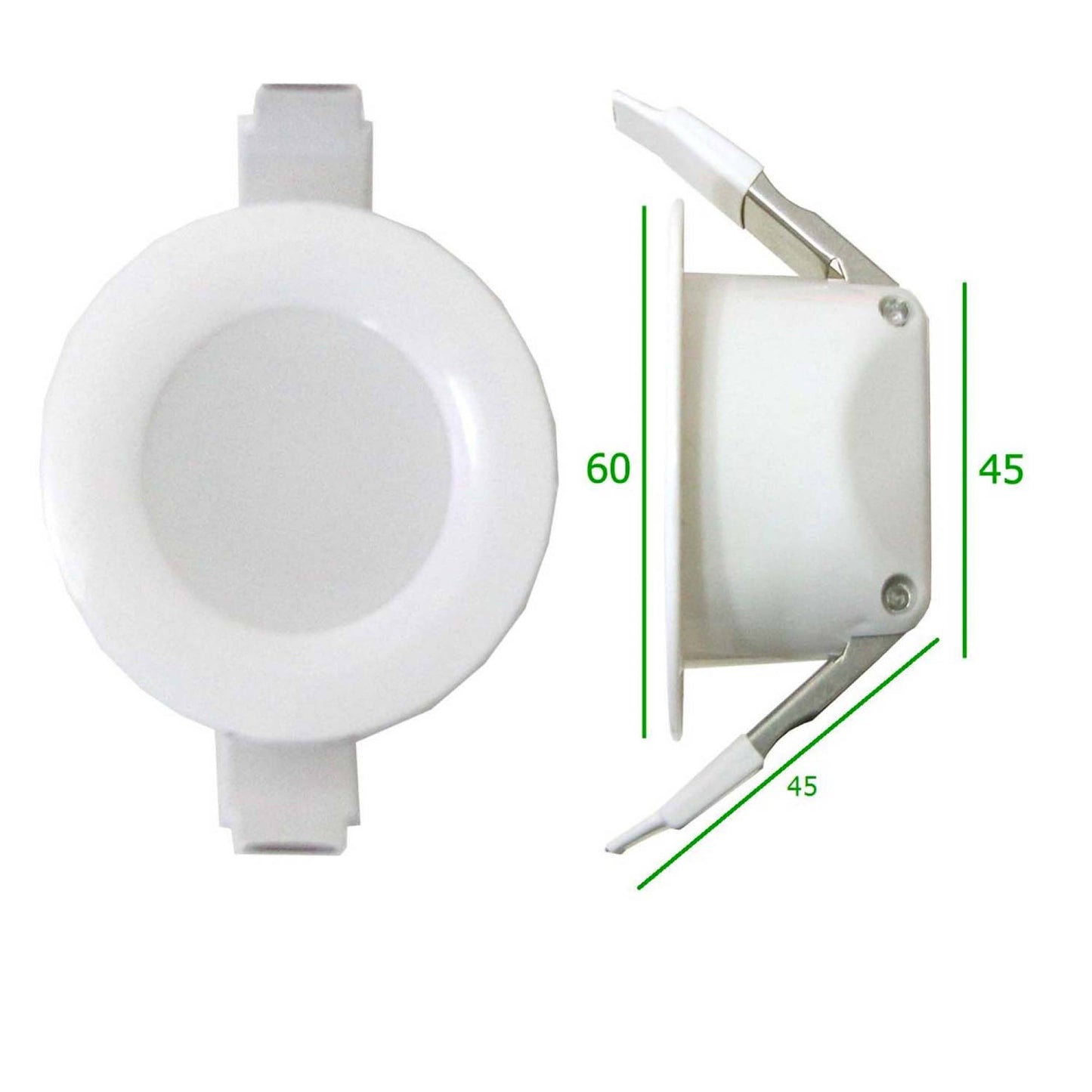 LED Einbaustrahler super flach 3W 230 Volt Einbauspot Licht Deckenleuchte
