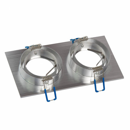 LED Einbaustrahler flach eckig 5-7W MR16 Einbau-Spot Deckenspot 12V 75mm