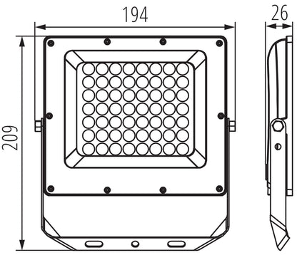 LED Fluter Außenstrahler mit Farbtemperatur (3000K/4000K/6500K) & optionalem Bewegungsmelder – IP65/IP44 Wasserdicht – LED Scheinwerfer 10-100W für Garten, Hof & Garage