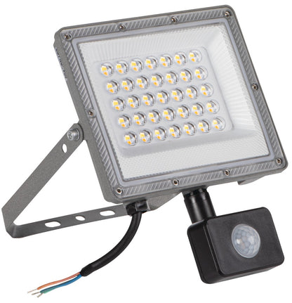 LED Fluter Außenstrahler mit Farbtemperatur (3000K/4000K/6500K) & optionalem Bewegungsmelder – IP65/IP44 Wasserdicht – LED Scheinwerfer 10-100W für Garten, Hof & Garage