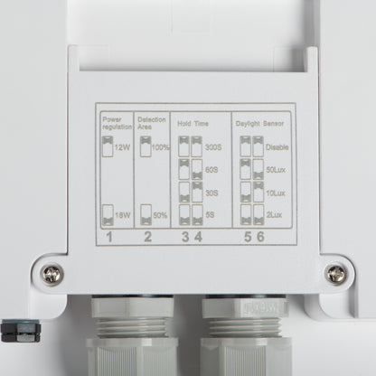 LED- Deckenleuchte mit oder ohne Bewegungssensor IP65 12/18 Watt oder 24/30 Watt