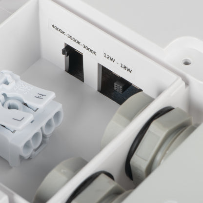 LED- Deckenleuchte mit oder ohne Bewegungssensor IP65 12/18 Watt oder 24/30 Watt
