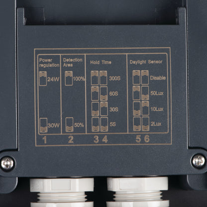 LED- Deckenleuchte mit oder ohne Bewegungssensor IP65 12/18 Watt oder 24/30 Watt