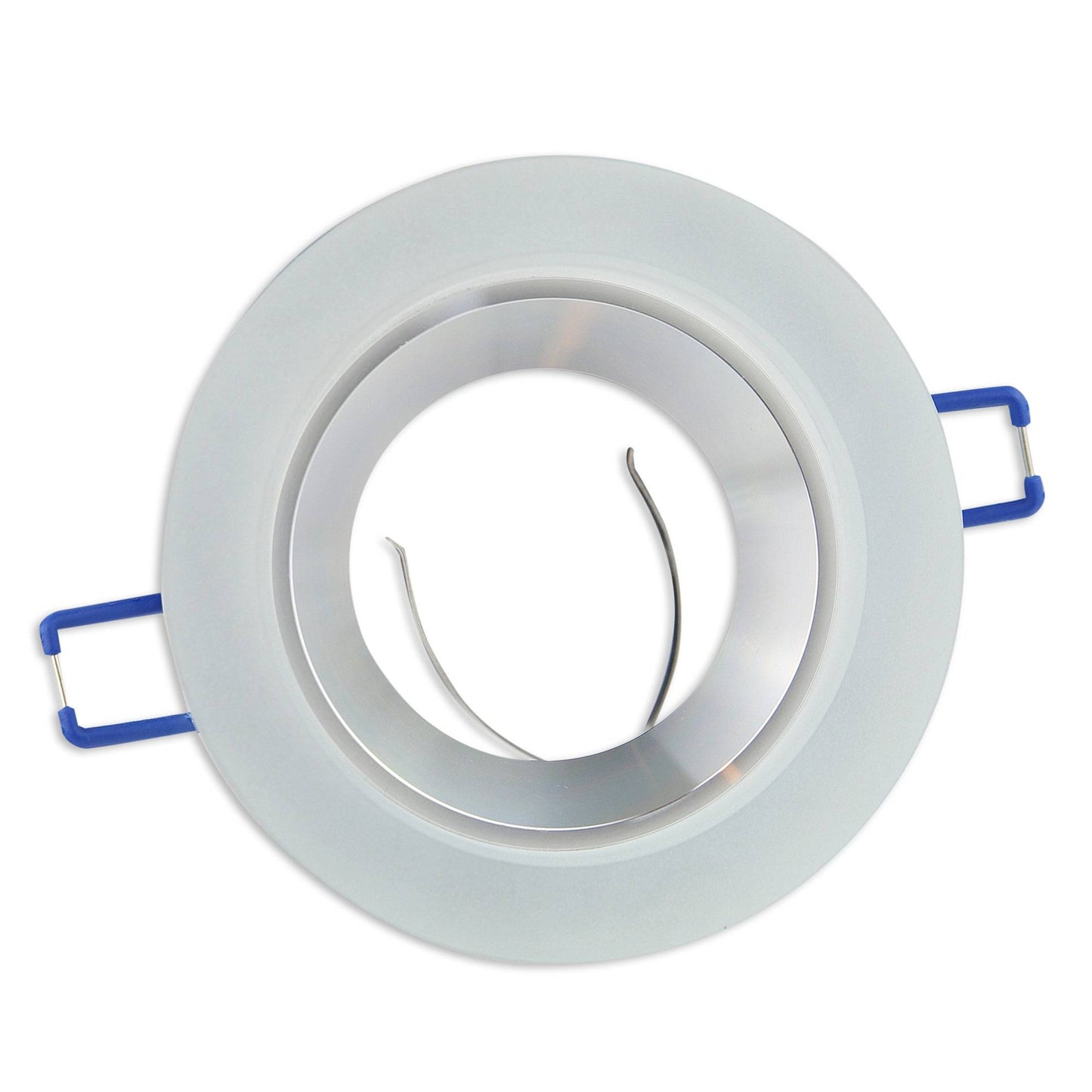 Einbaurahmen GU10 MR16 Glas rund eckig Gehäuse Einbaustrahler Spot LED Halogen