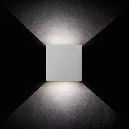 LED Wandleuchte 7W Innen und Außen IP54 Würfel Abstrahlwinkel individuell einstellbar