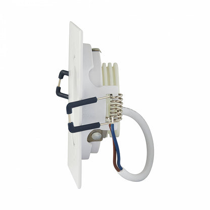 Einbaurahmen GU10 MR16 eckig Rahmen Einbaustrahler Ø75-85mm Bohrloch Spot LED