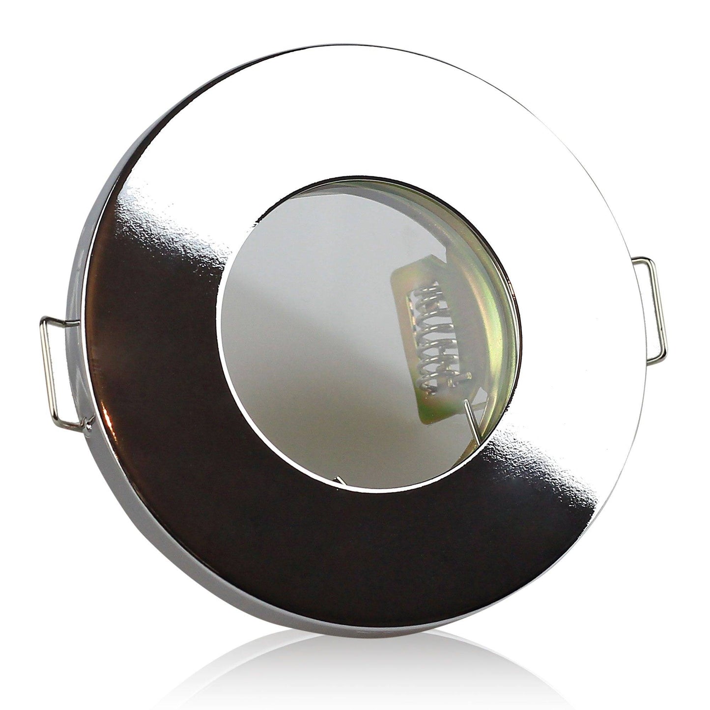 Einbaurahmen GU10 MR16 IP44 rund Badezimmer Gehäuse Sauna Spot LED Halogen