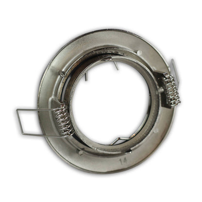 Einbaurahmen schwenkbar rund Rahmen Einbauleuchte 75mm Spot GU10 MR16 LED Halogen