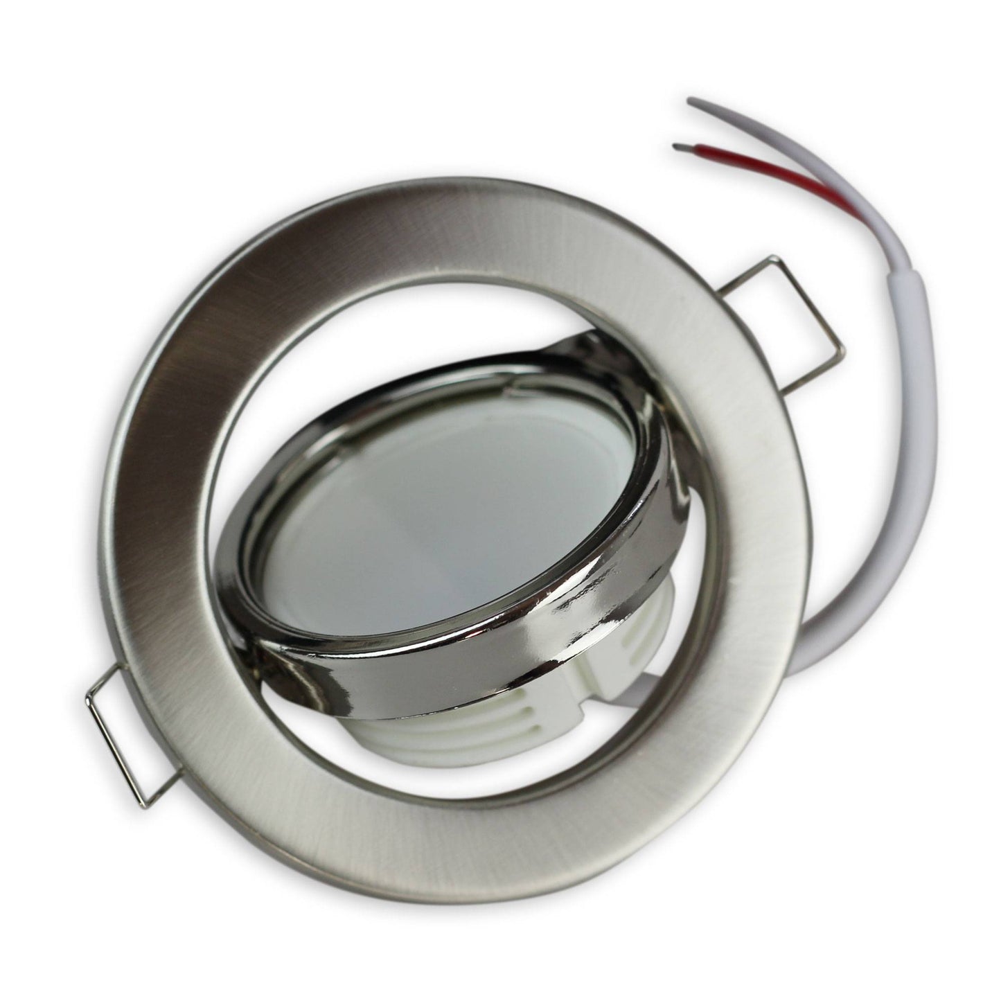 LED Einbaustrahler rund schwenkbar super flach 3-6,5W 230 Volt