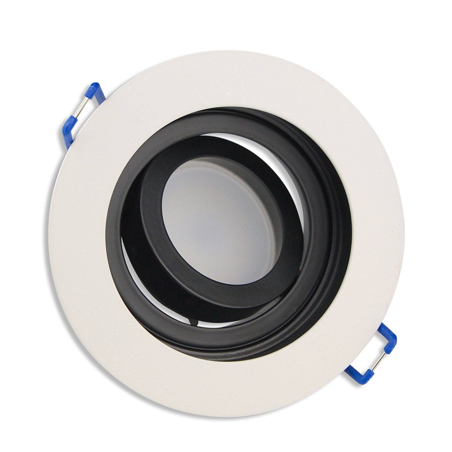 LED Einbaustrahler 3-6,5W eckig rund dimmbar 230V flach Spot Strahler 90-95mm