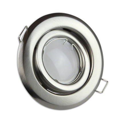 Einbaurahmen rund GU10 MR16 schwenkbar 80-85mm Gehäuse Einbauleuchte Spot LED